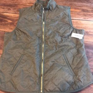 Old Navy Olive Quilted Vest